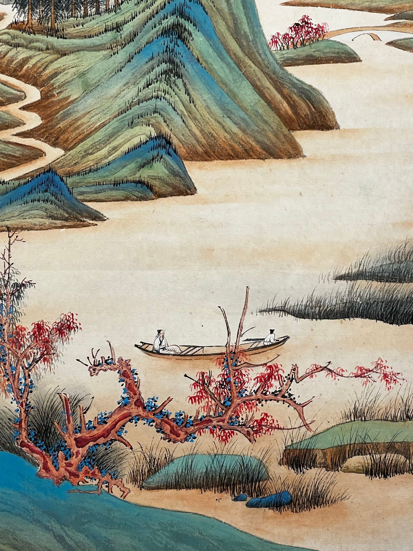 Chinese scroll painting Zhang Daqian