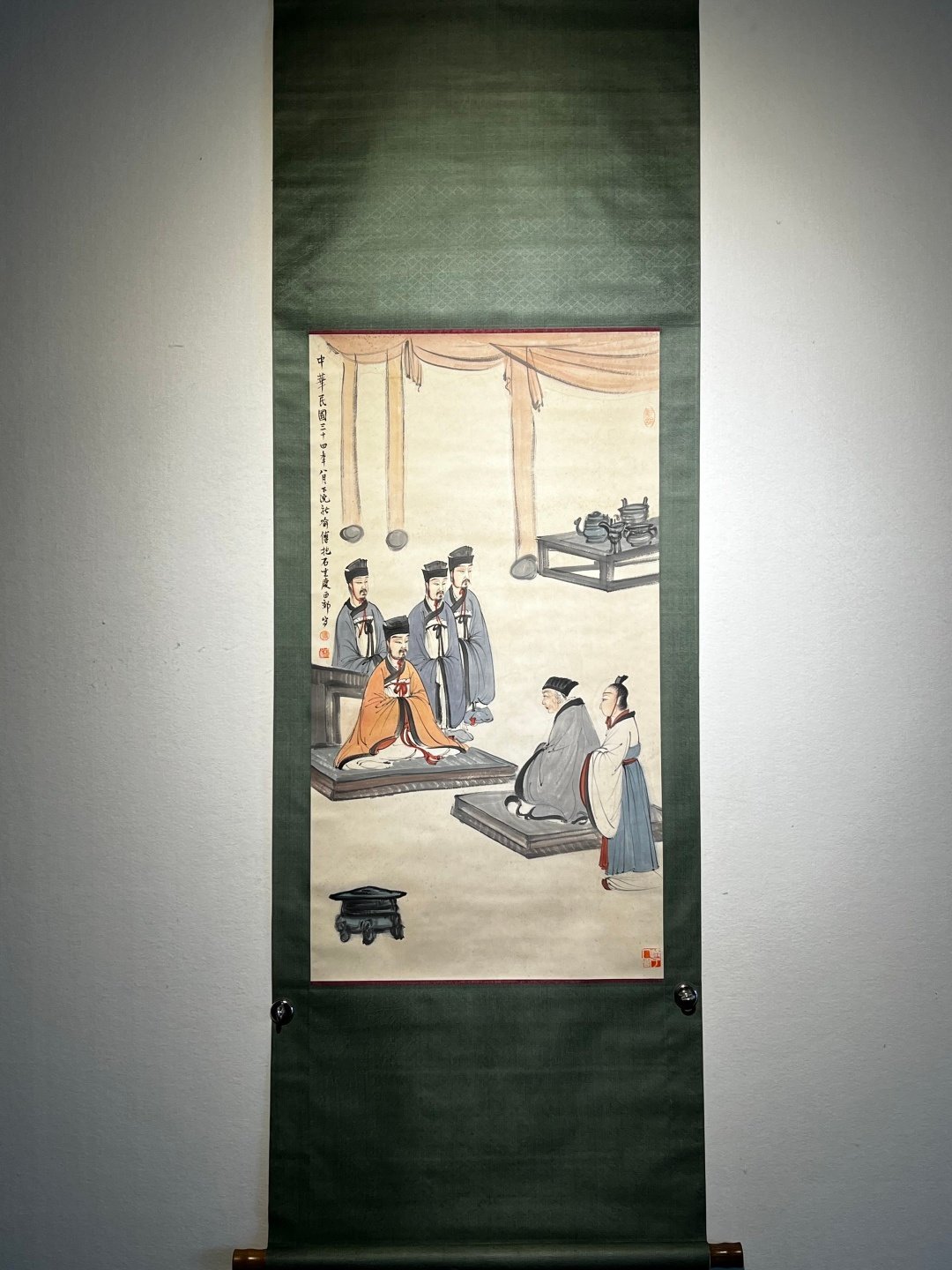 Chinese scroll painting Fu Baoshi
