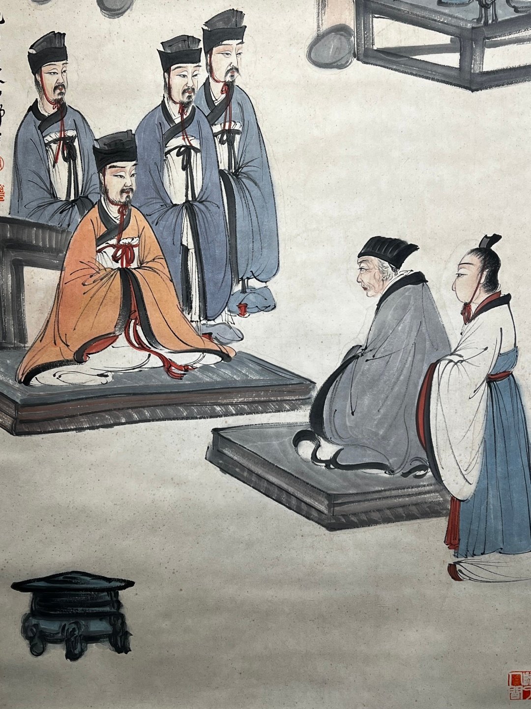 Chinese scroll painting Fu Baoshi