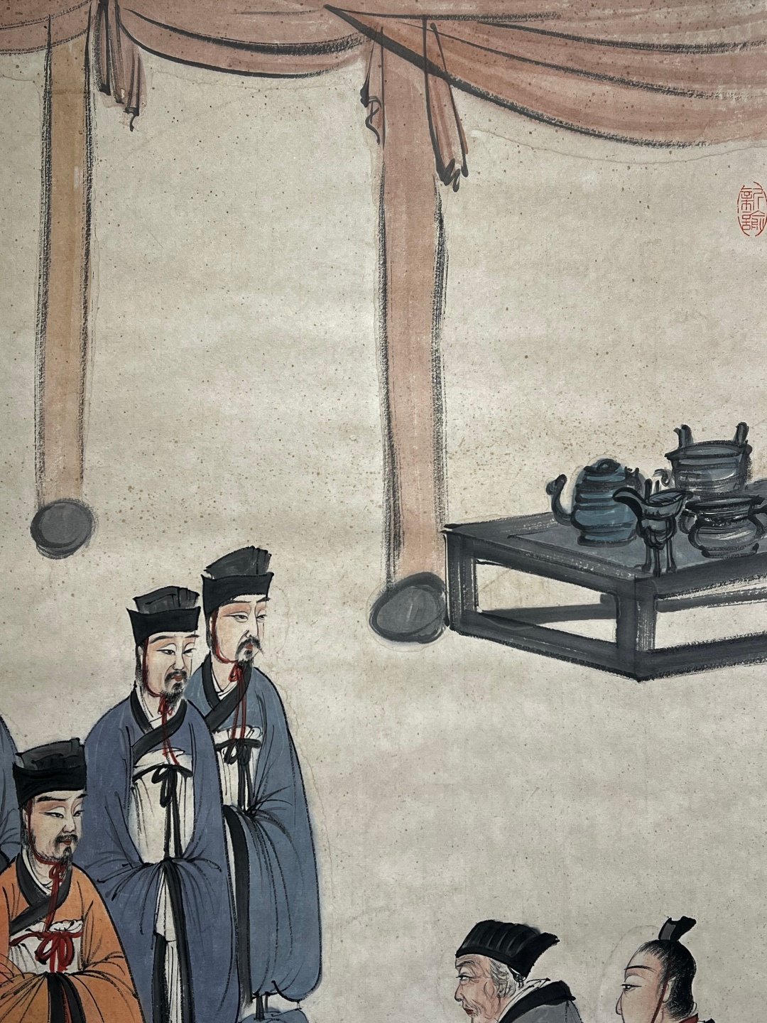 Chinese scroll painting Fu Baoshi