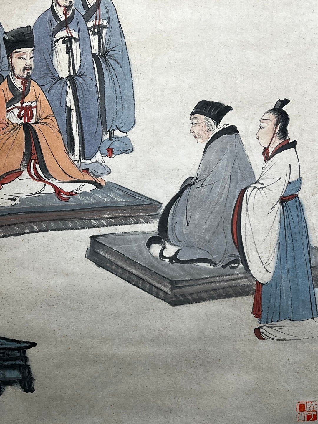 Chinese scroll painting Fu Baoshi