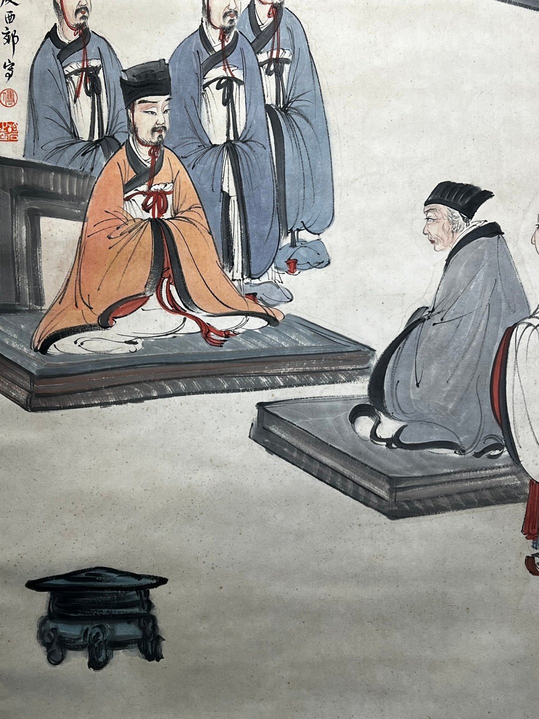 Chinese scroll painting Fu Baoshi