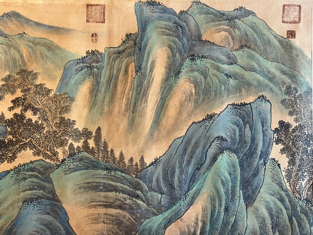 Chinese scroll painting Zhao Mengfu