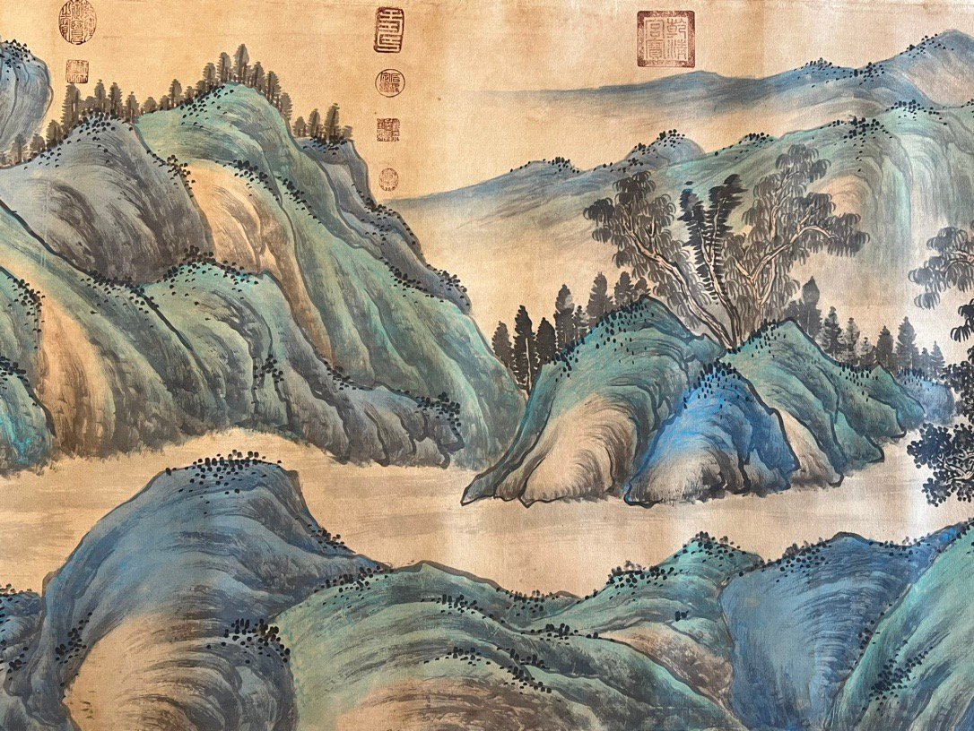 Chinese scroll painting Zhao Mengfu
