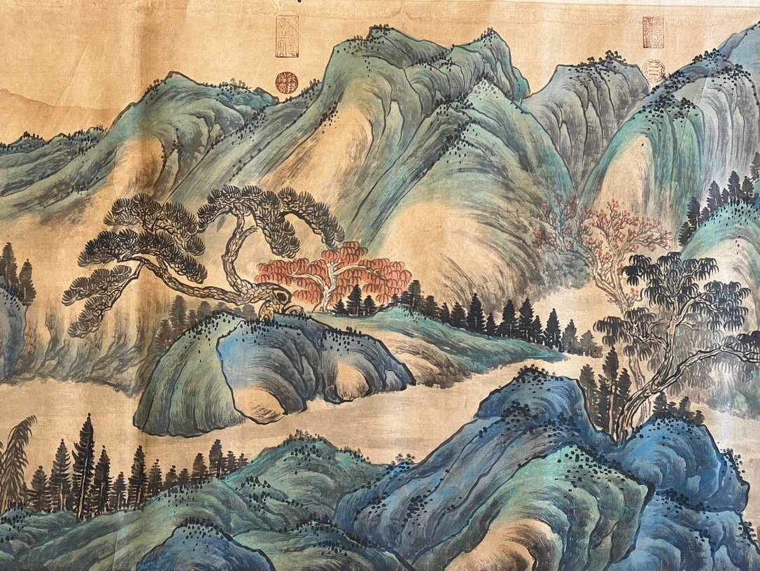 Chinese scroll painting Zhao Mengfu