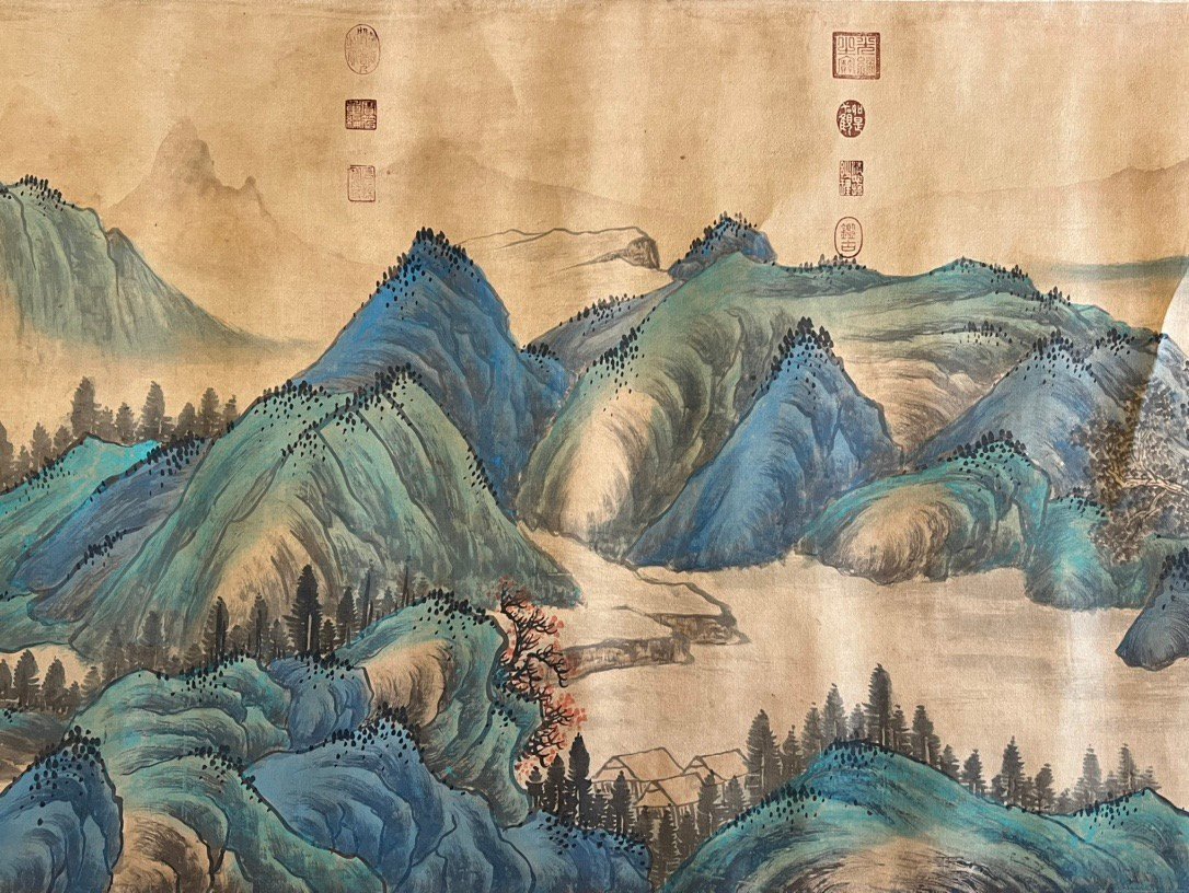Chinese scroll painting Zhao Mengfu