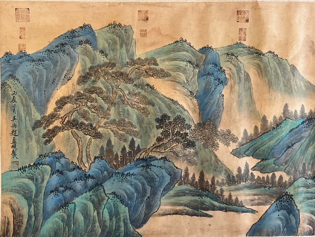 Chinese scroll painting Zhao Mengfu