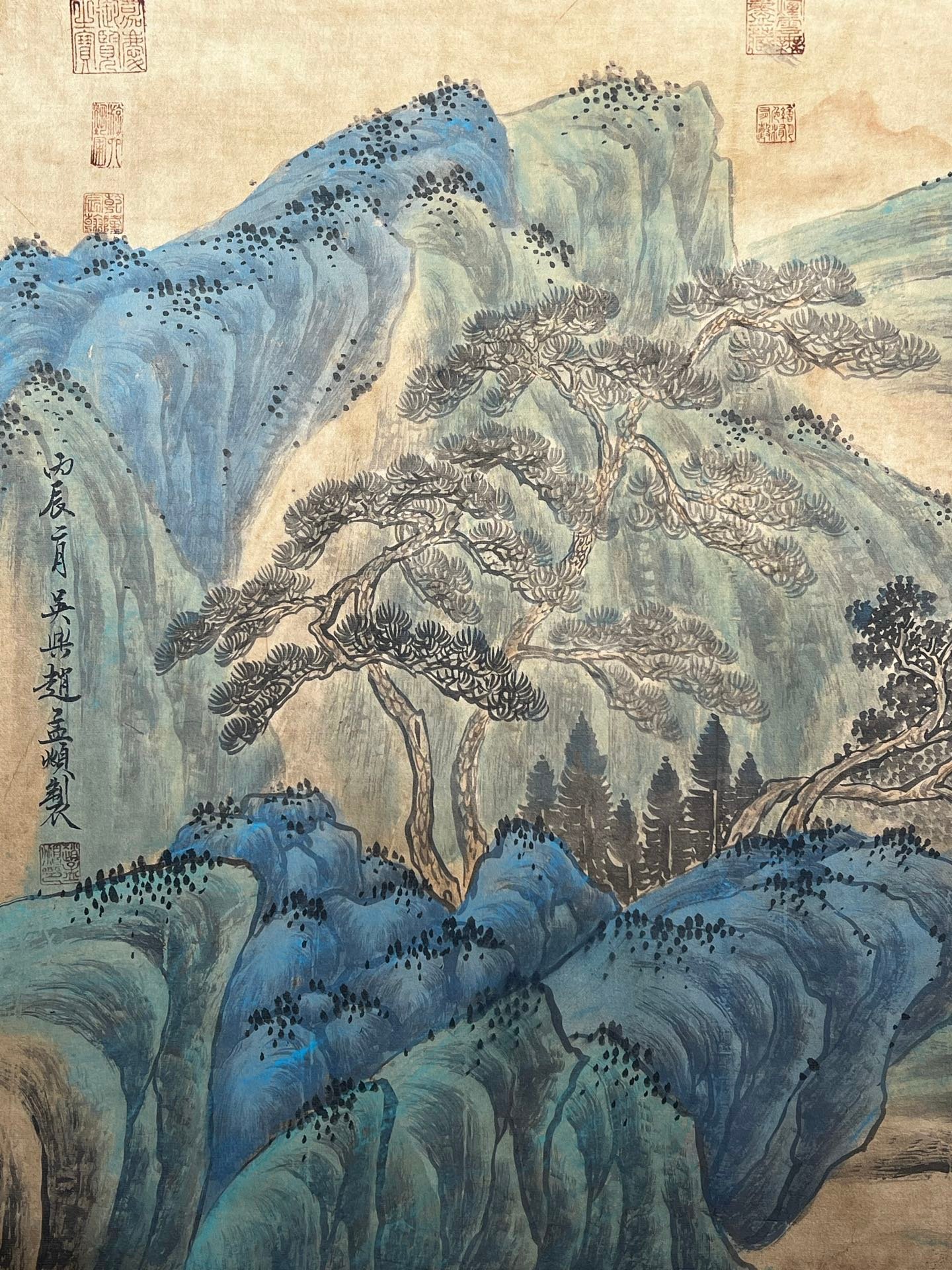 Chinese scroll painting Zhao Mengfu