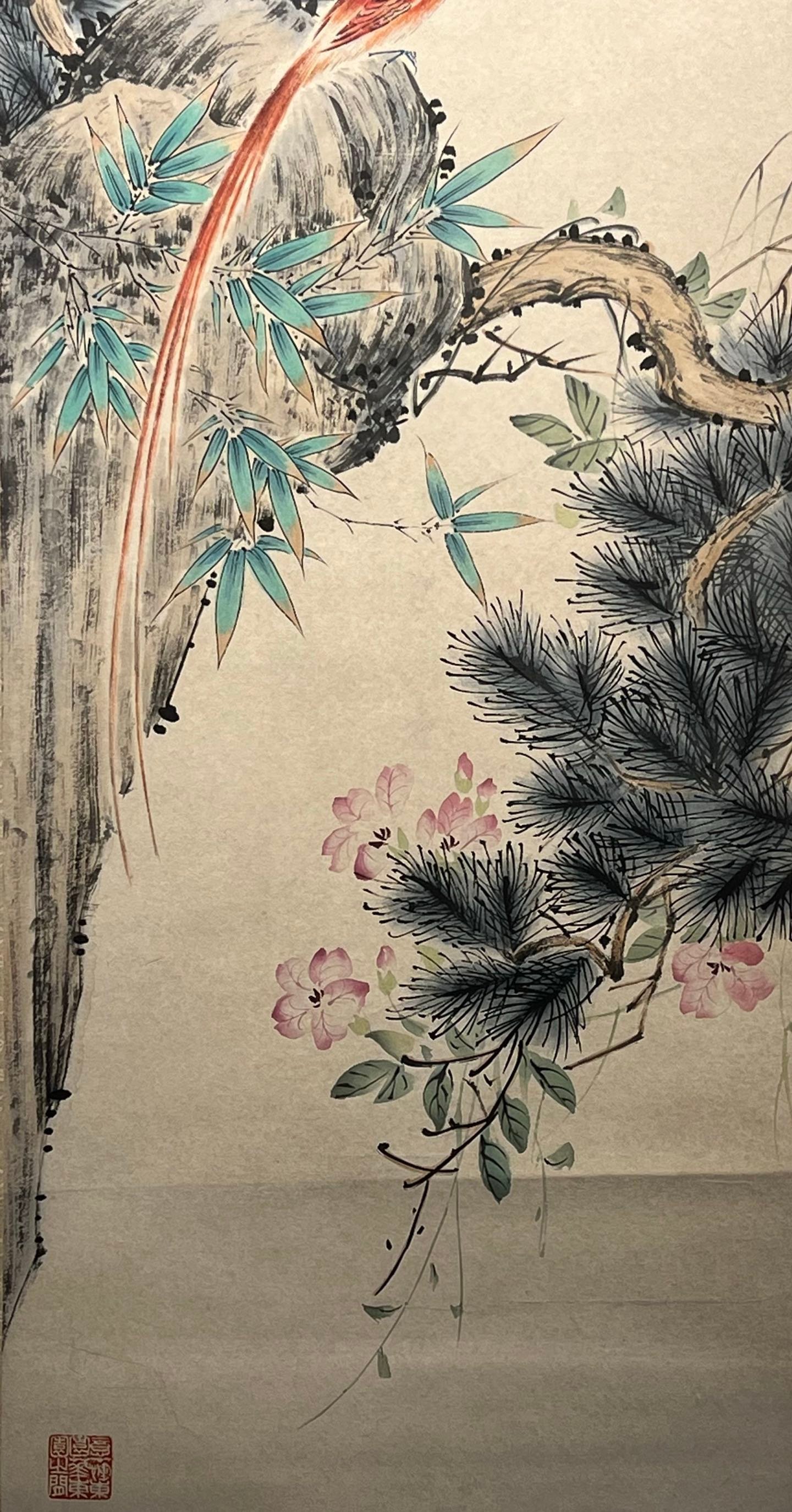 Chinese scroll painting Yan Bolong