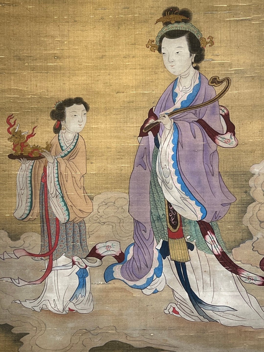 Chinese scroll painting Gu Hongzhongs