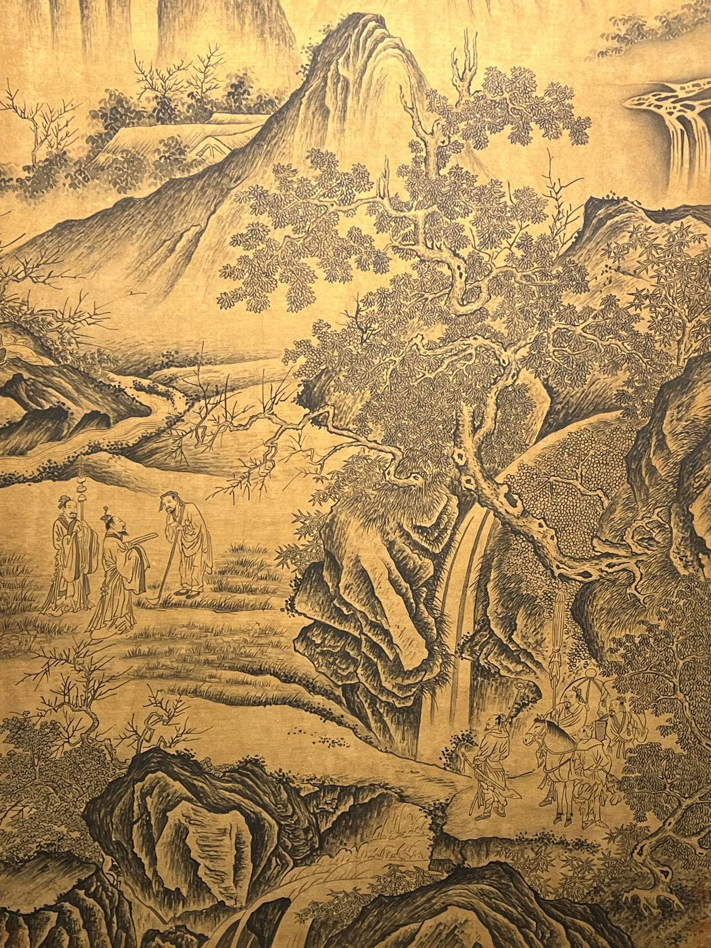 Chinese scroll painting Liu Songnian