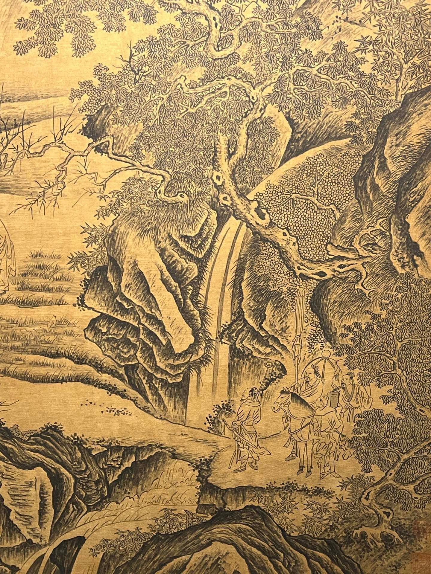 Chinese scroll painting Liu Songnian