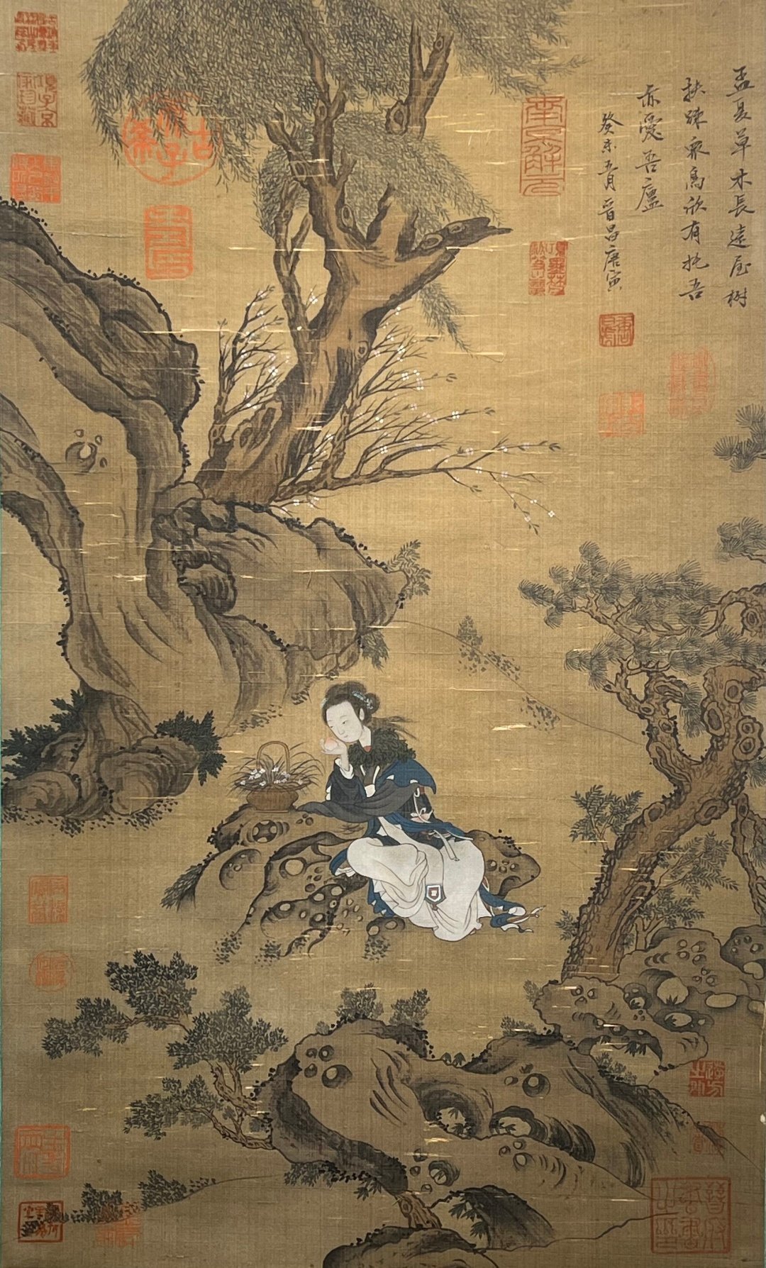 Chinese scroll painting Tang Yin