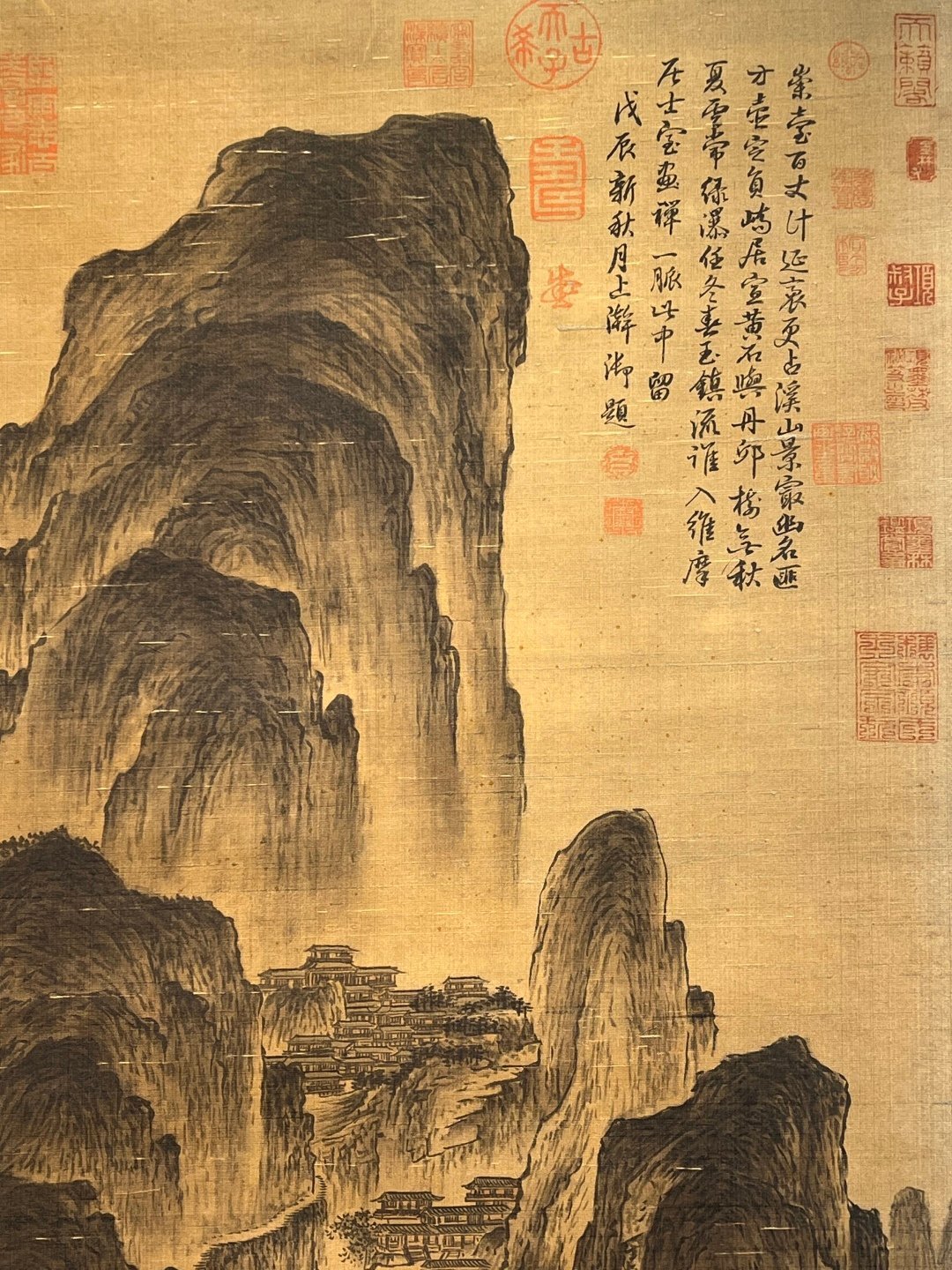 Chinese scroll painting Wang Wei