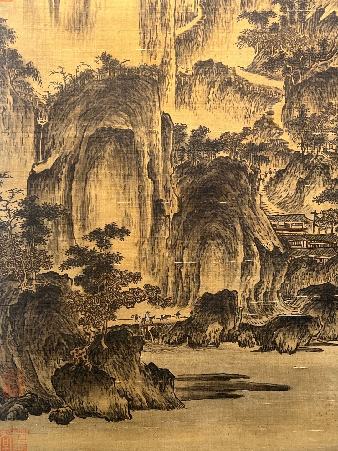 Chinese scroll painting Wang Wei