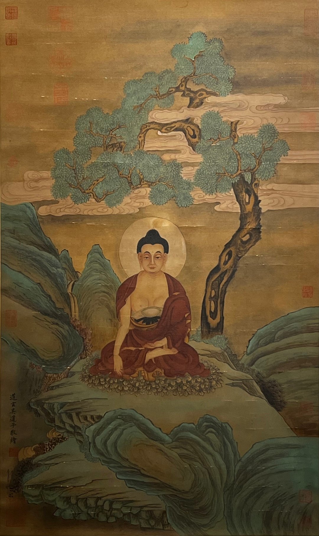 Chinese scroll painting Wu Daozi