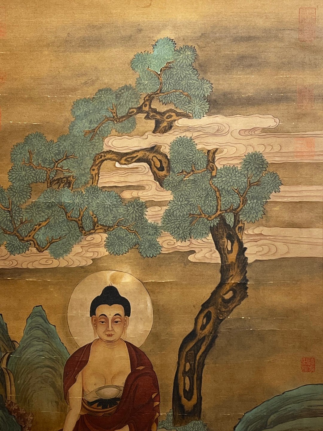 Chinese scroll painting Wu Daozi