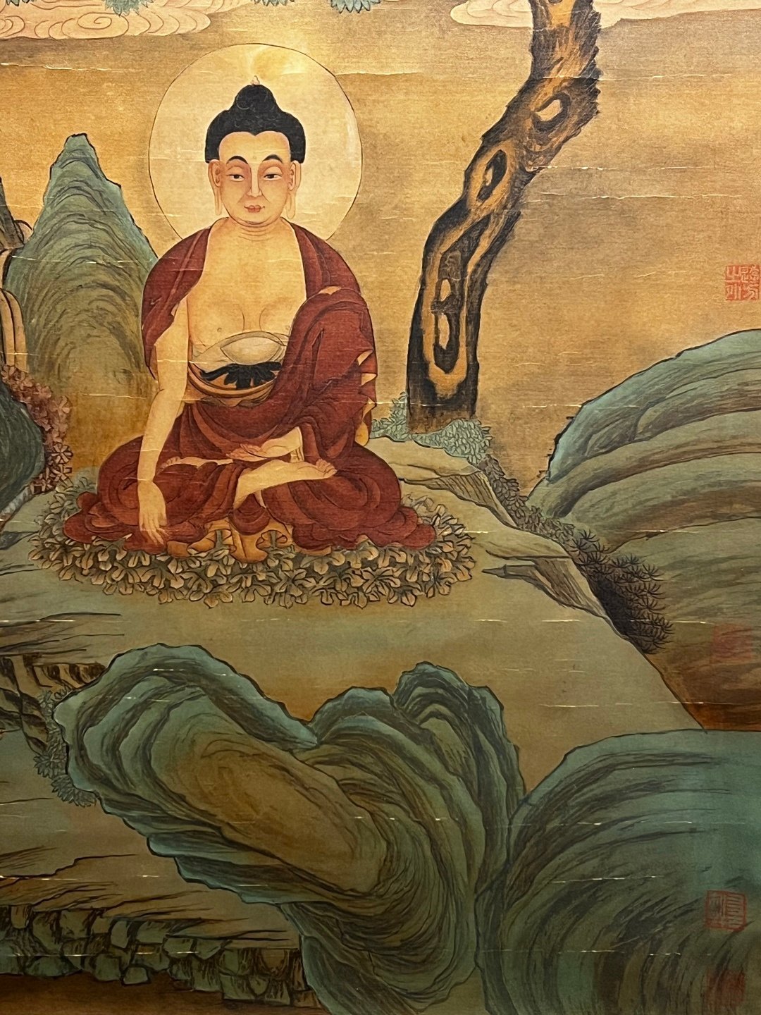 Chinese scroll painting Wu Daozi