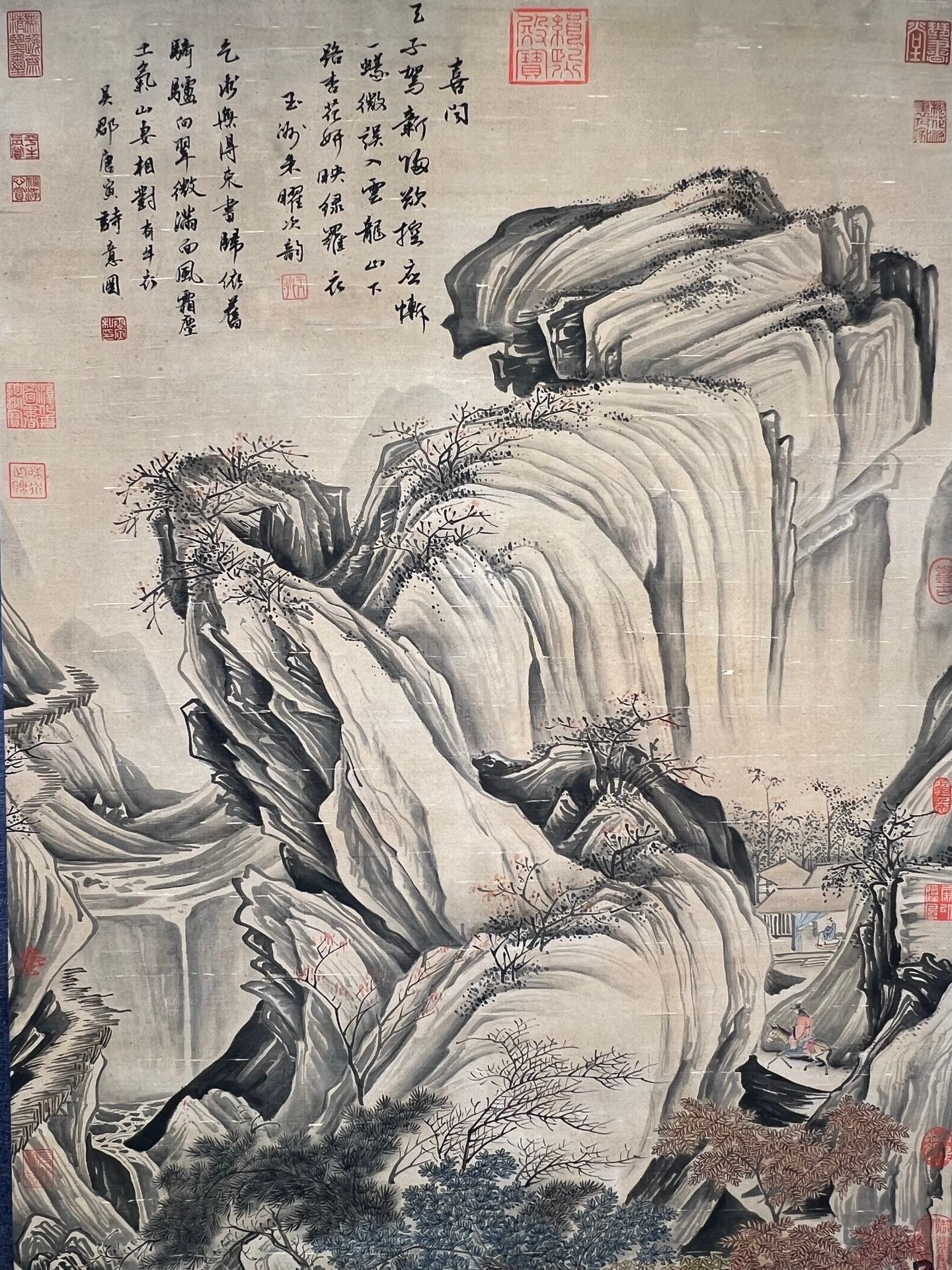 Chinese scroll painting Tang Yin