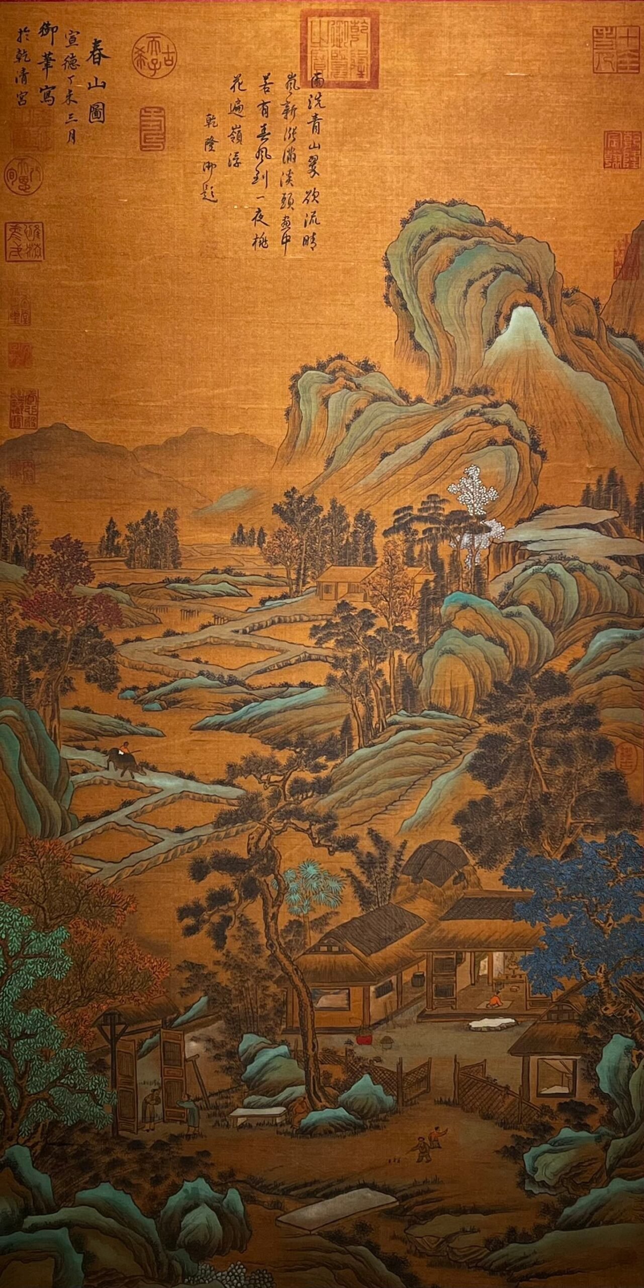 Chinese scroll painting Xuanzong