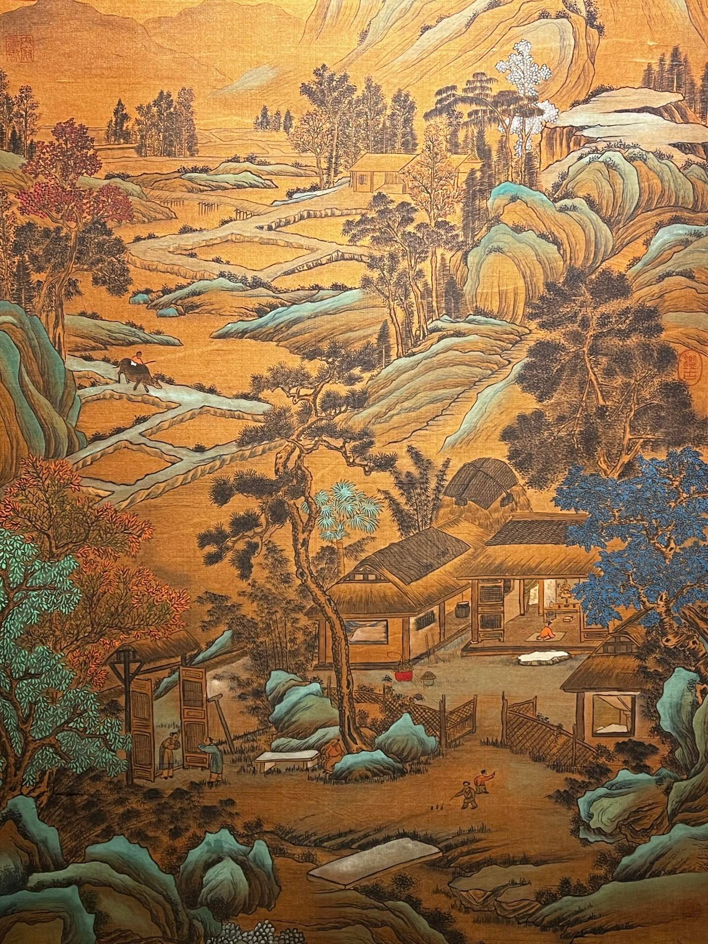 Chinese scroll painting Xuanzong