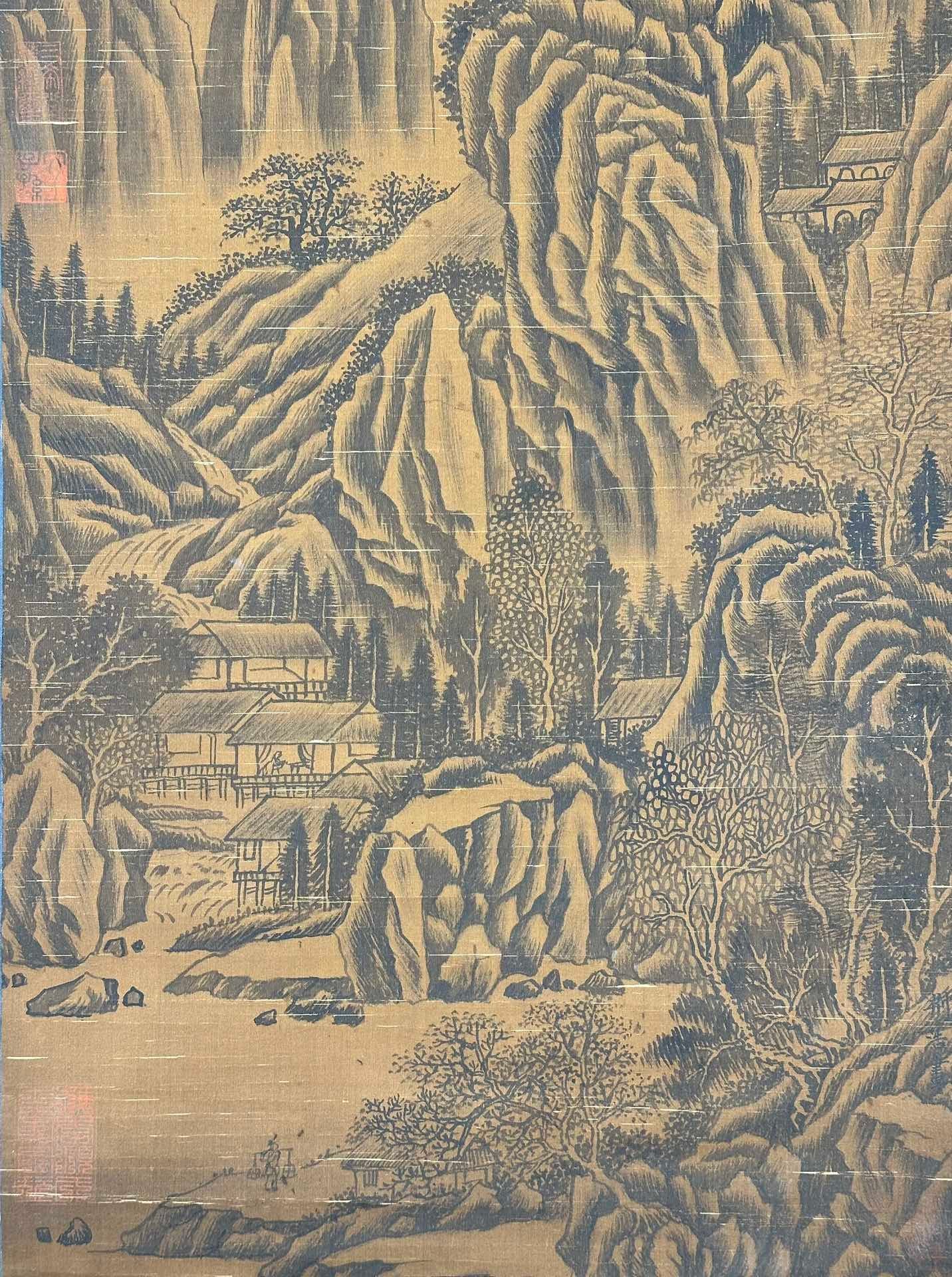 Chinese scroll painting Jinghao