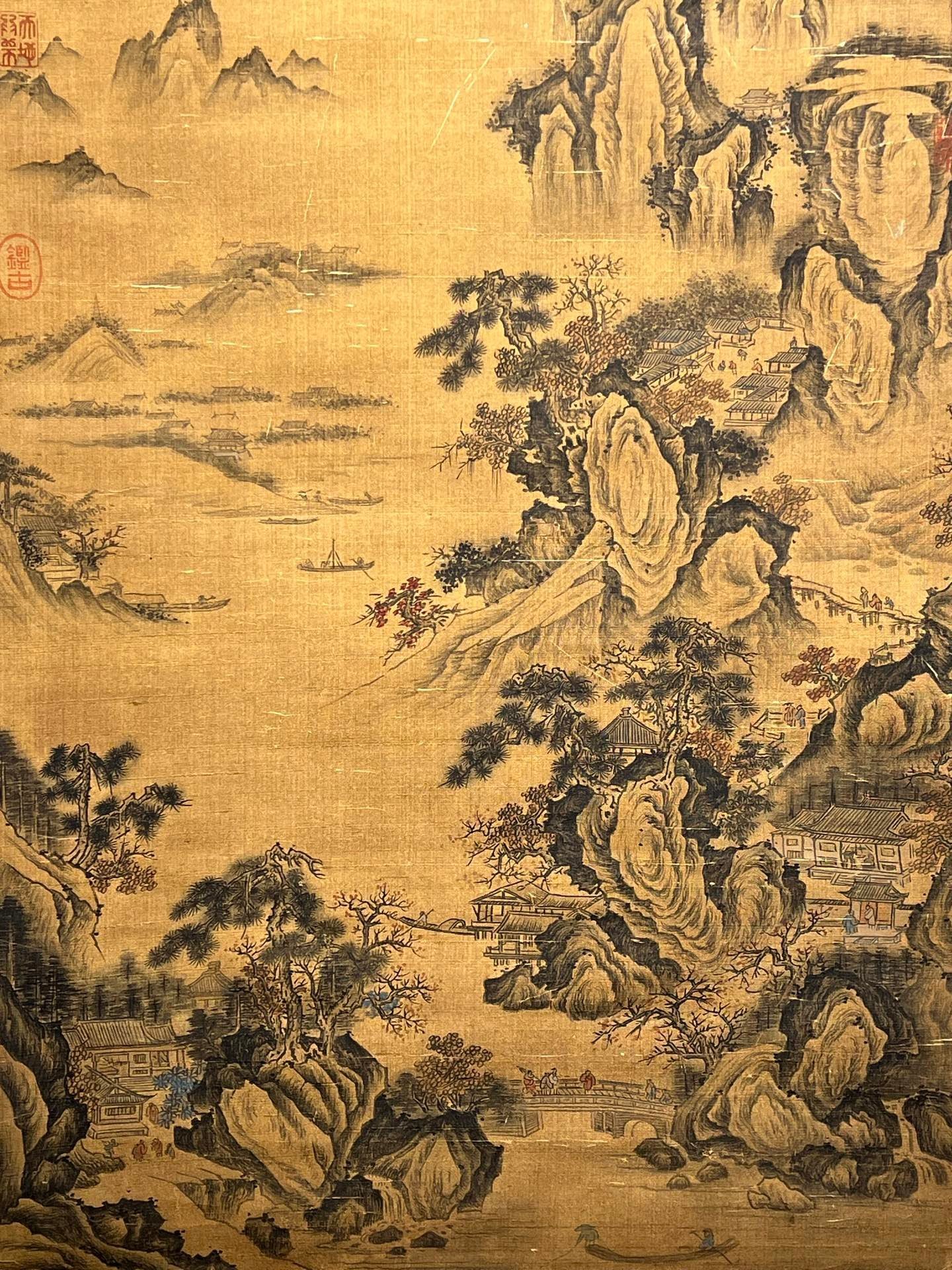 Chinese scroll painting Zhao Mengfu
