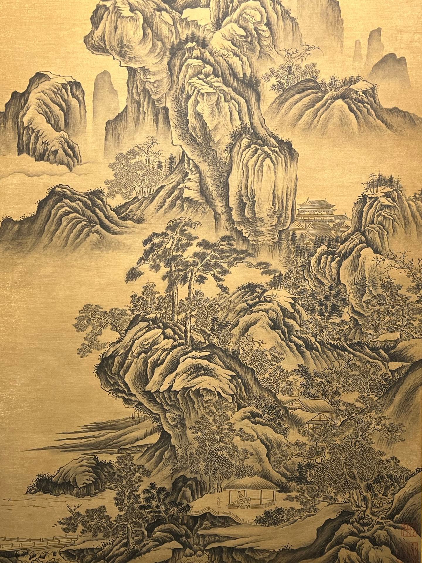 Chinese scroll painting Guo Xi