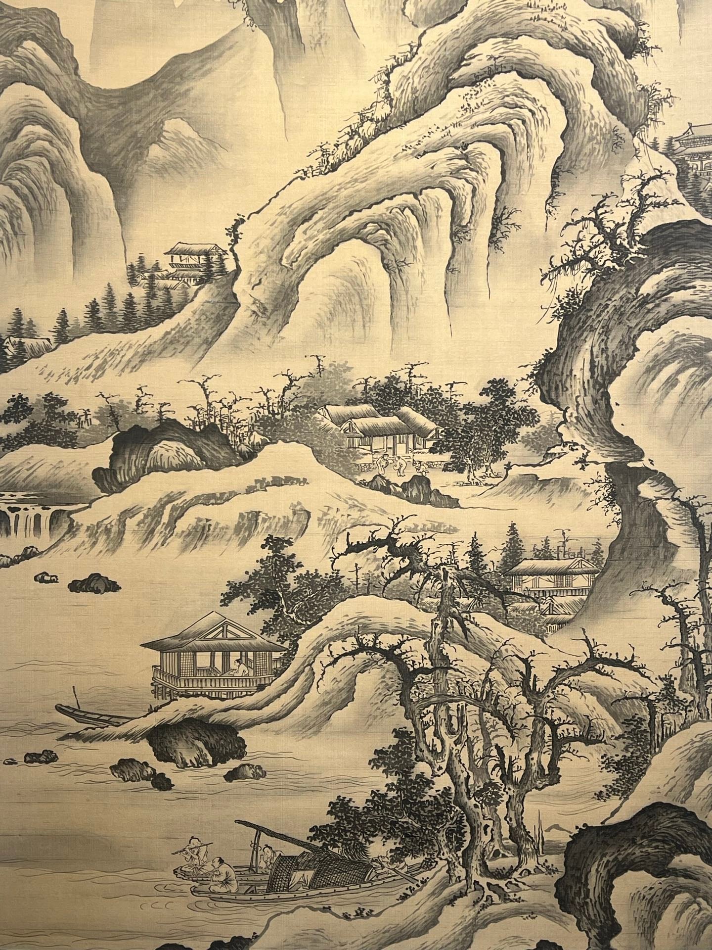 Chinese scroll painting Zhang Daqian