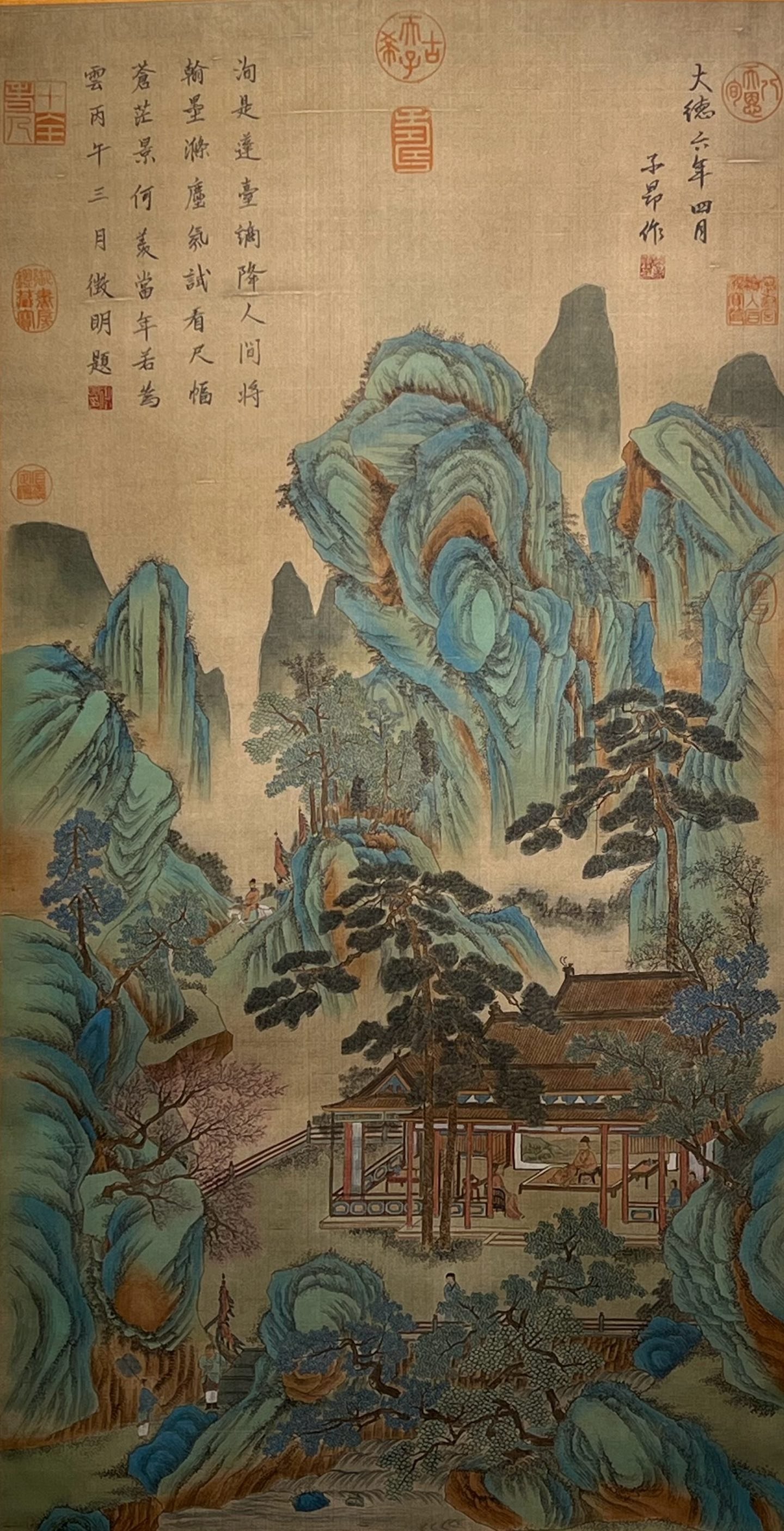 Chinese scroll painting Zhao Mengfu