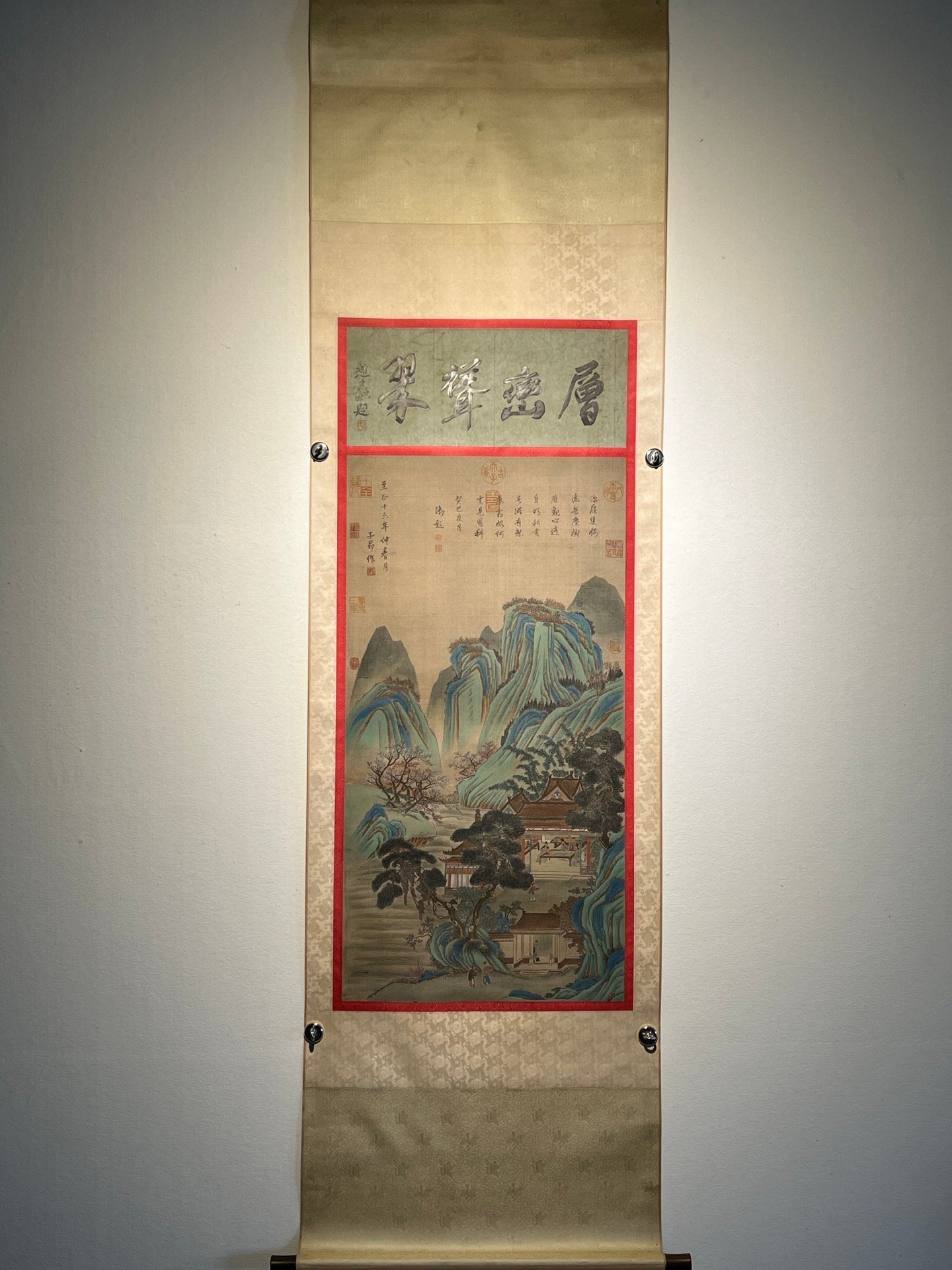 Chinese scroll painting Zhao Mengfu