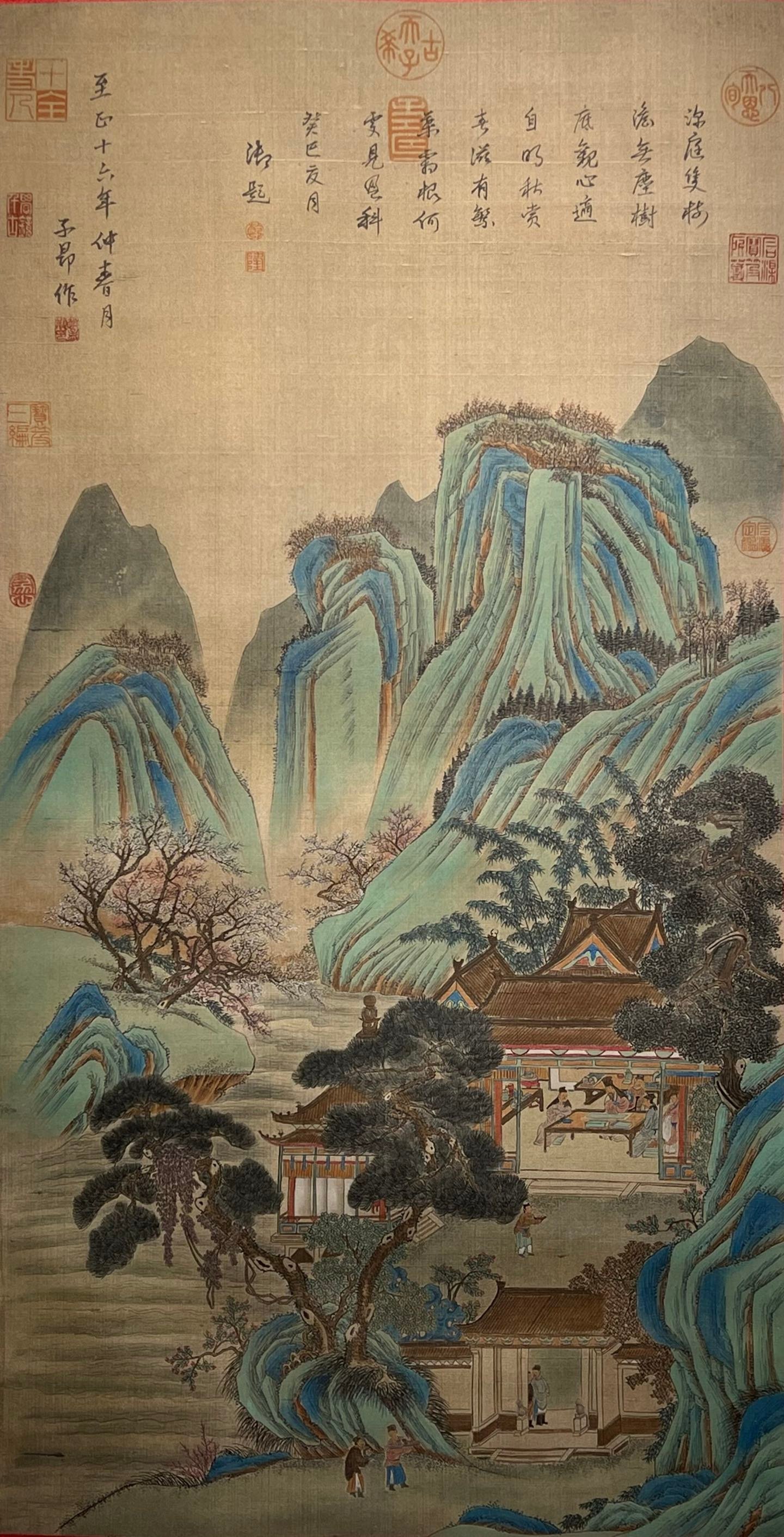 Chinese scroll painting Zhao Mengfu