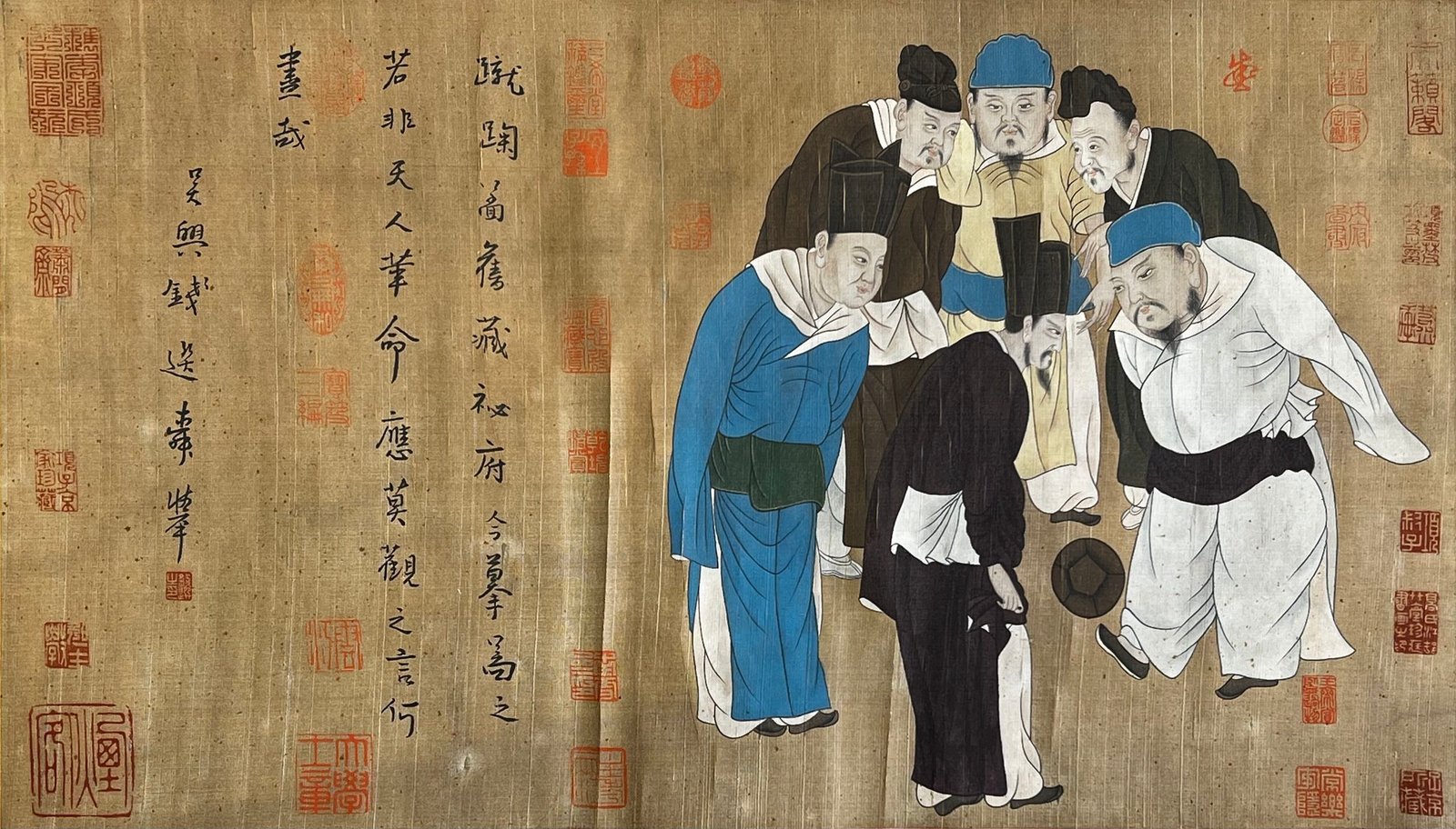 Chinese scroll painting Qian Xuan