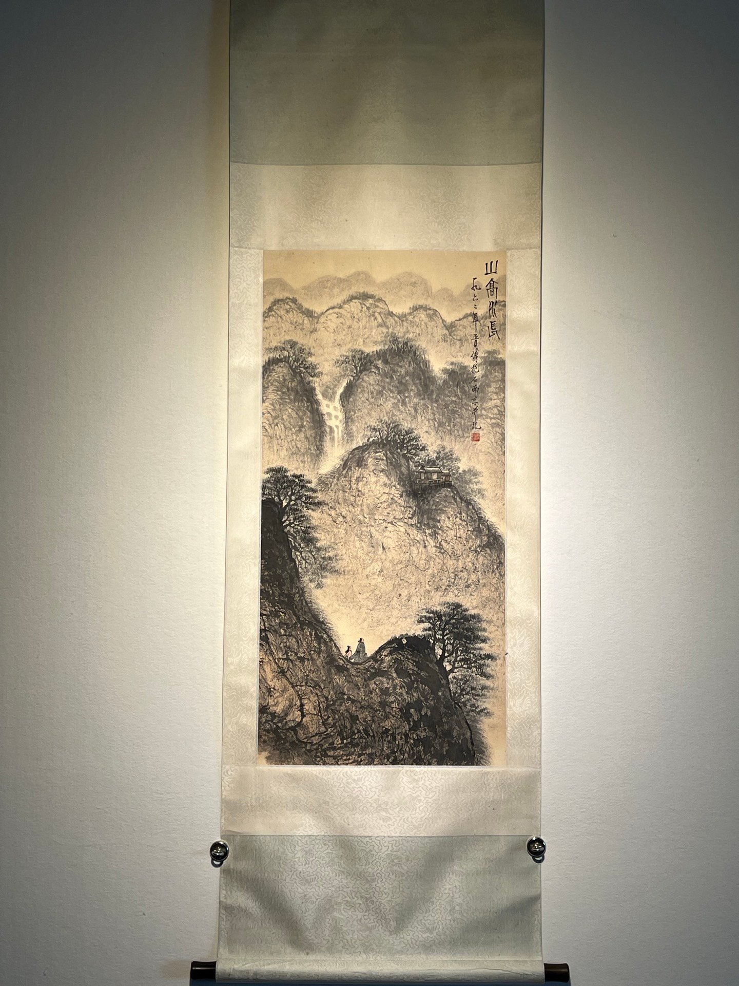 Chinese scroll painting Fu Baoshi