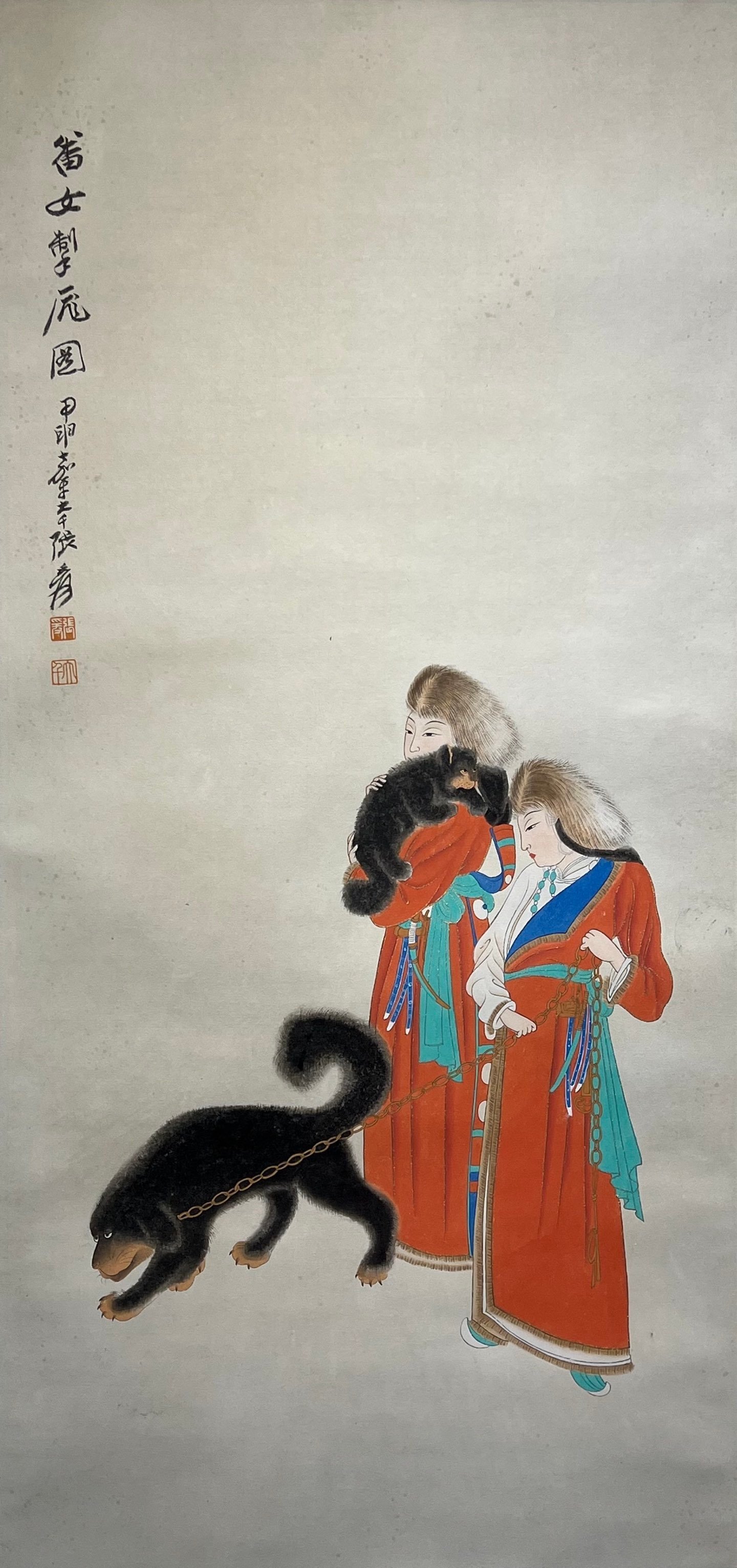 Chinese scroll painting Zhang Daqian