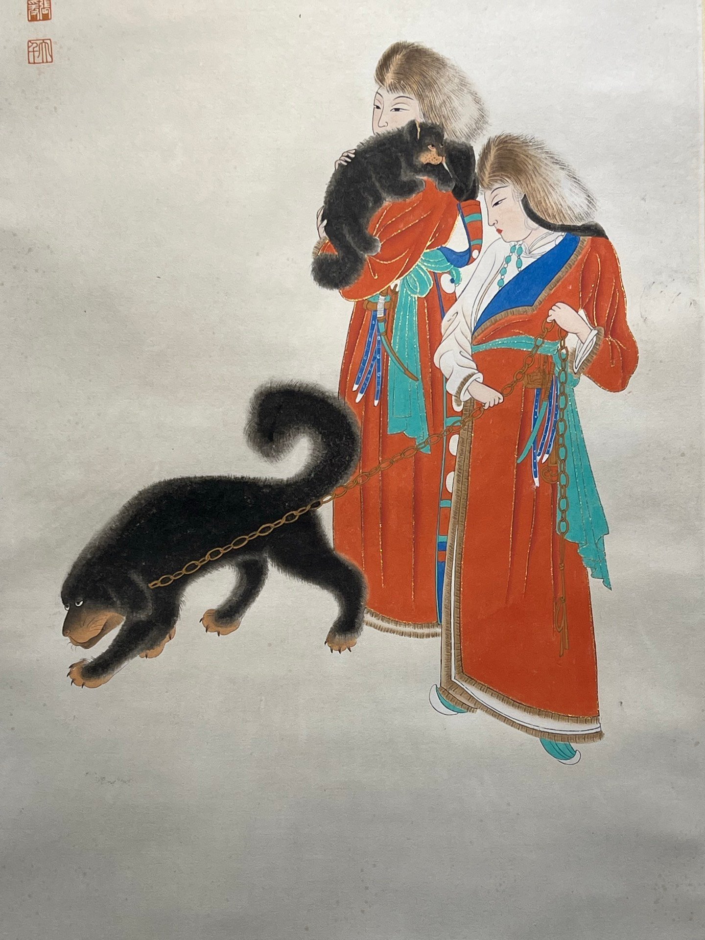 Chinese scroll painting Zhang Daqian
