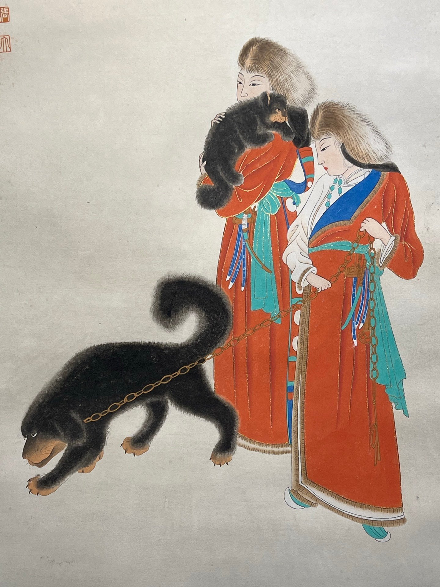 Chinese scroll painting Zhang Daqian