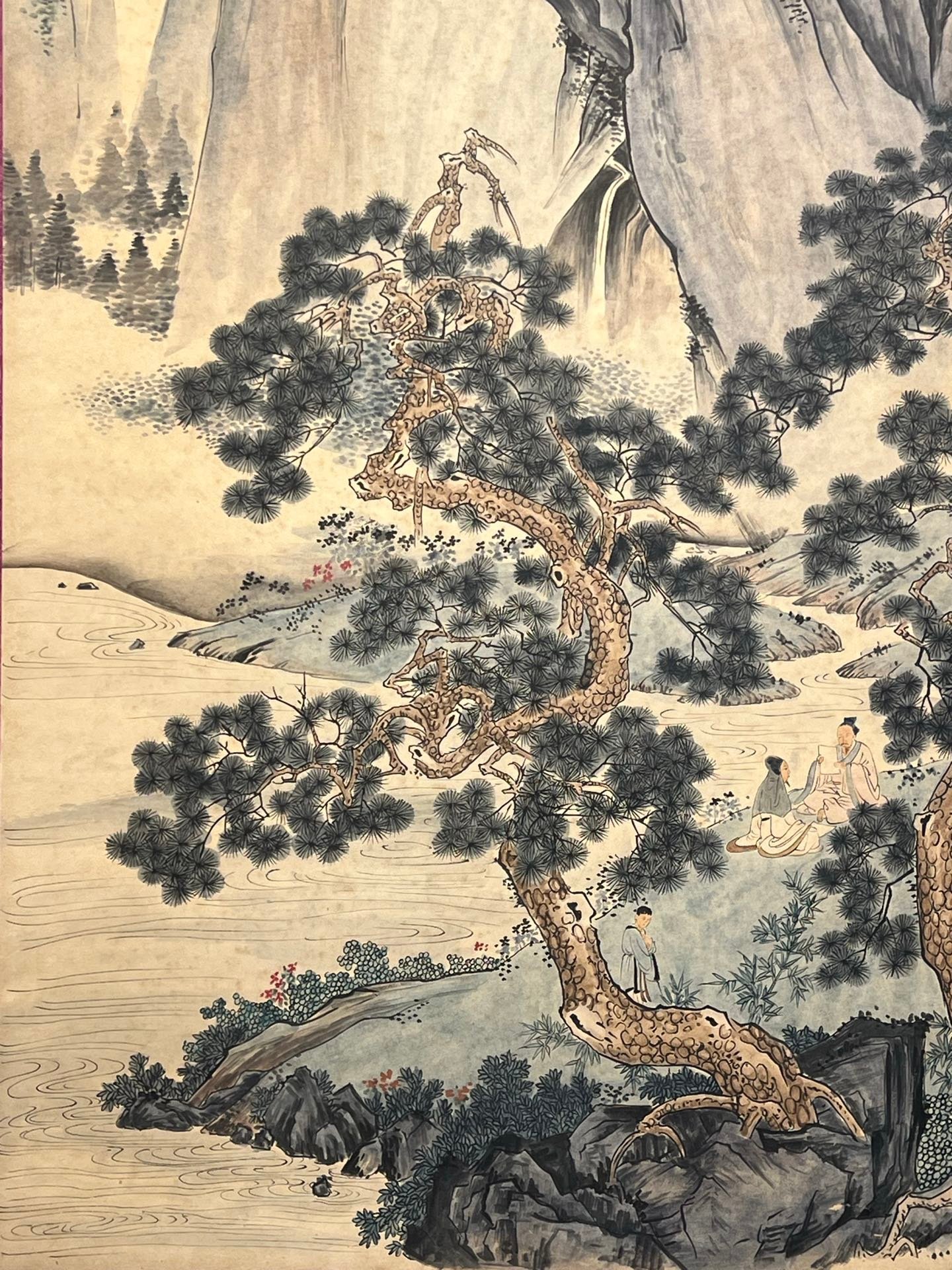 Chinese scroll painting Chen Shaomei