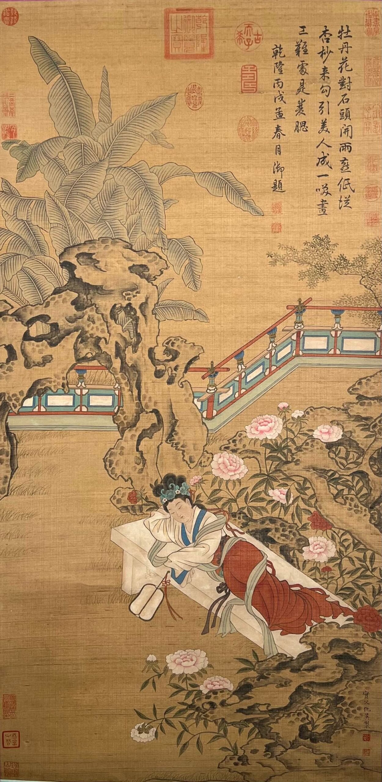 Chinese scroll painting Qiu Ying