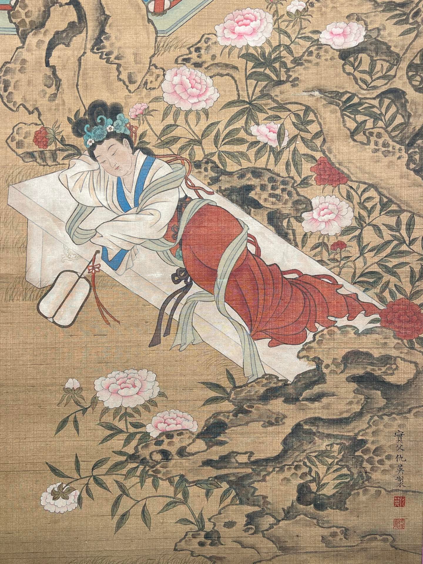Chinese scroll painting Qiu Ying