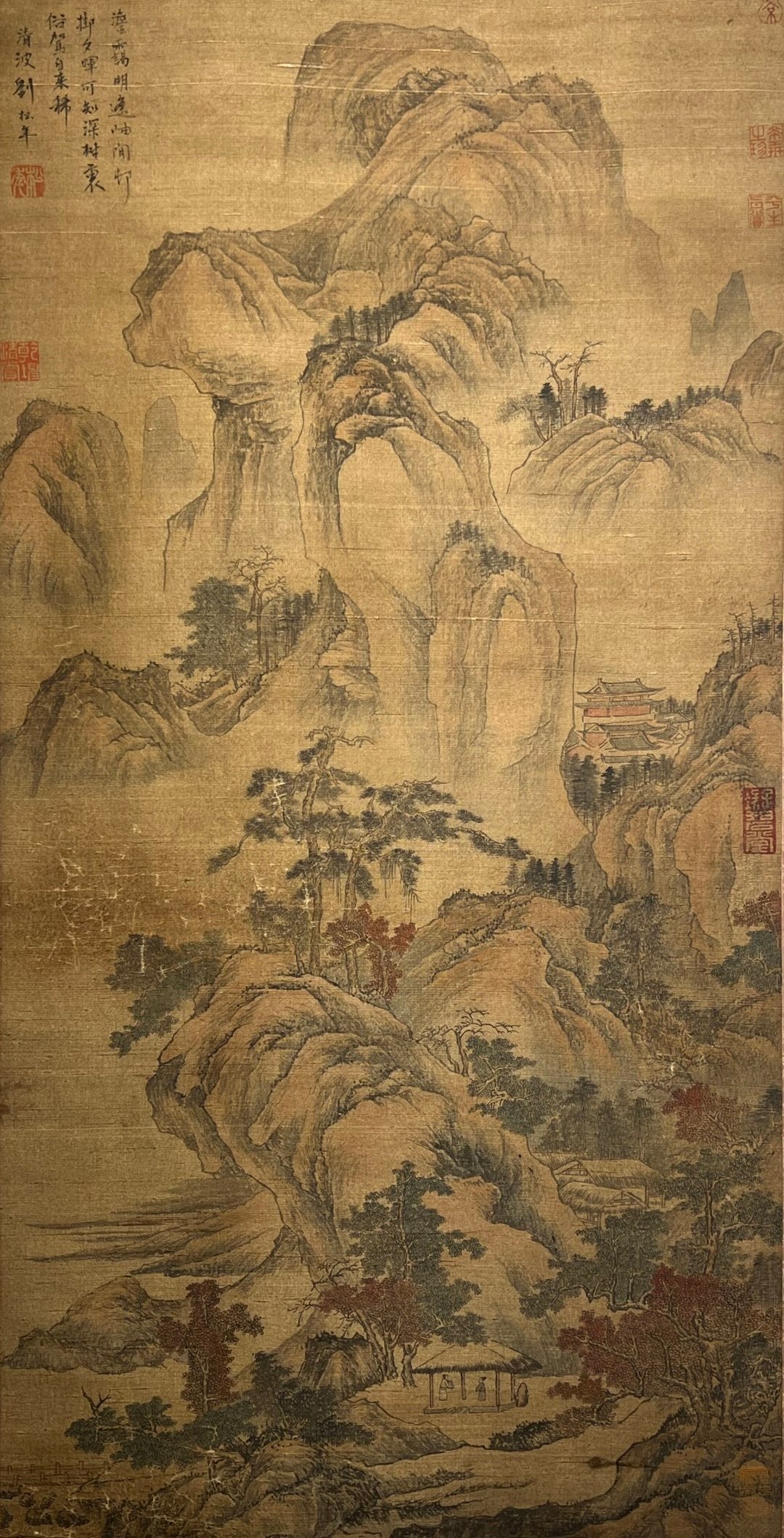 Chinese scroll painting Liu Songnian