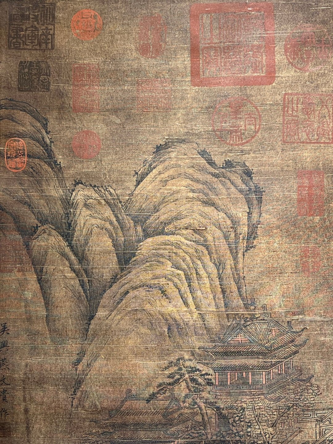Chinese scroll painting Yan Wengui