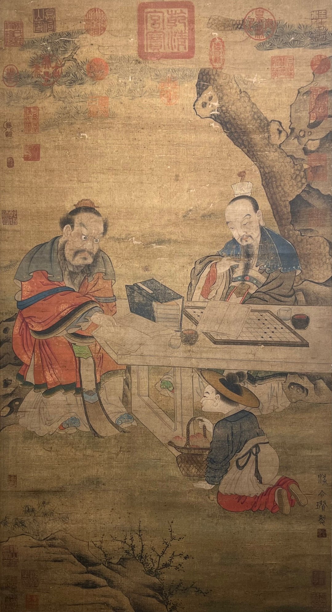 Chinese scroll painting Liang Lingzan
