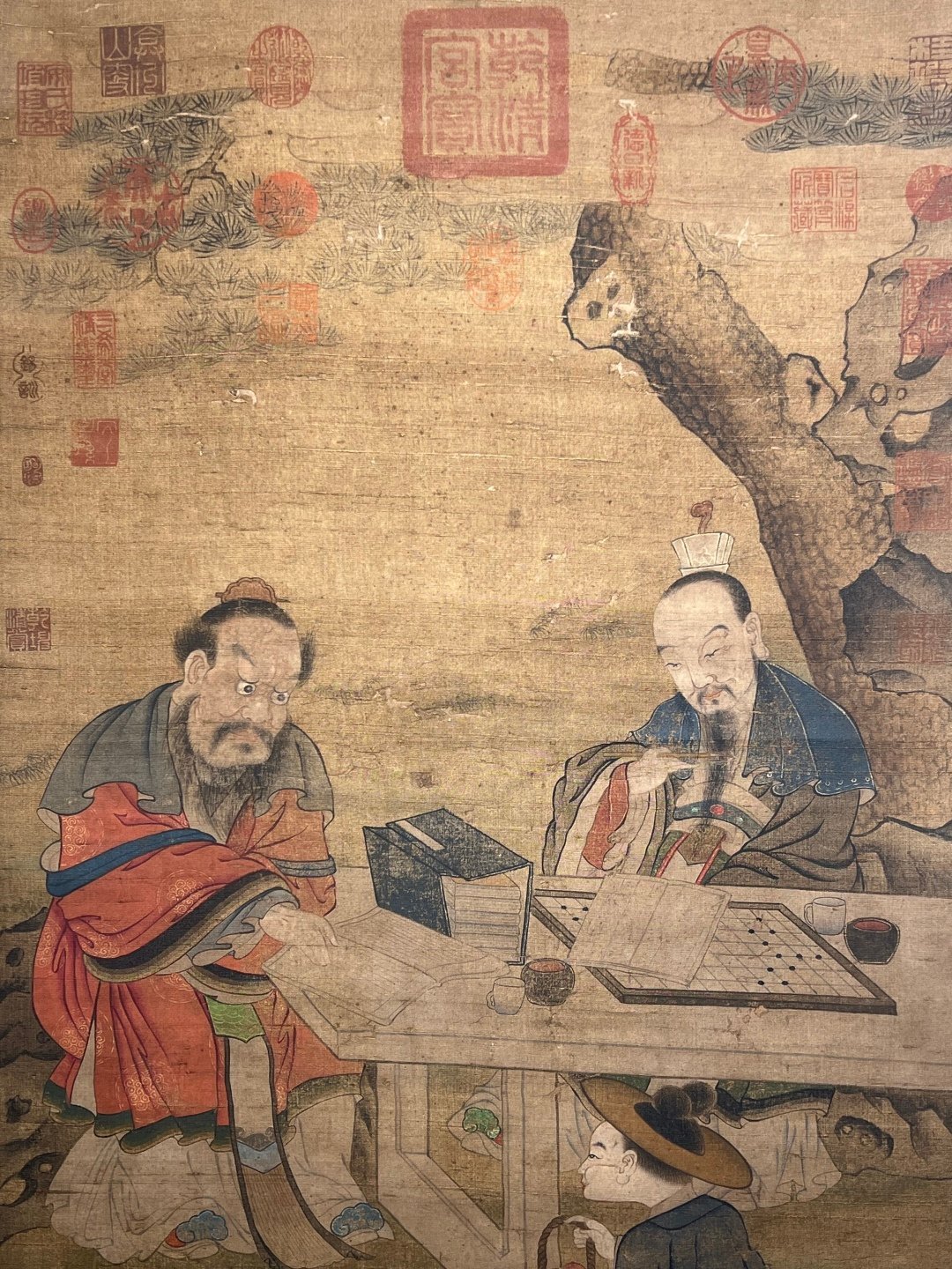 Chinese scroll painting Liang Lingzan