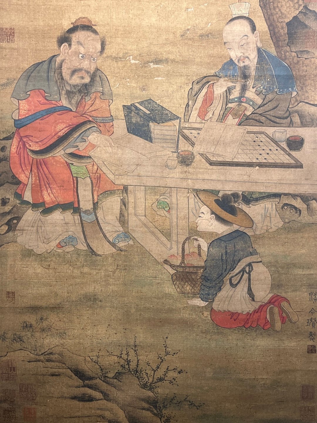Chinese scroll painting Liang Lingzan