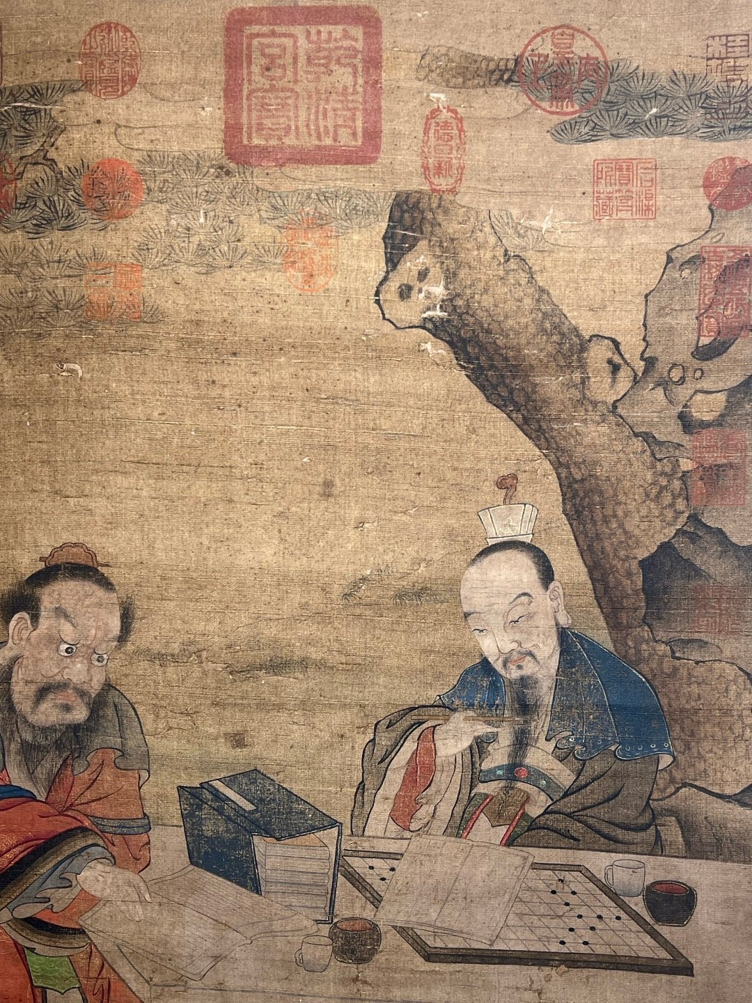 Chinese scroll painting Liang Lingzan