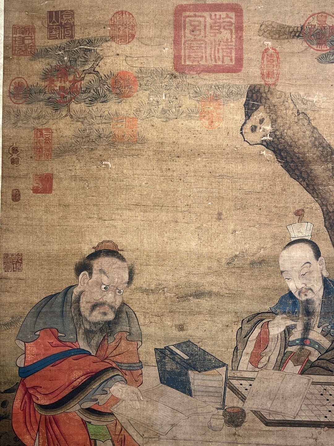 Chinese scroll painting Liang Lingzan