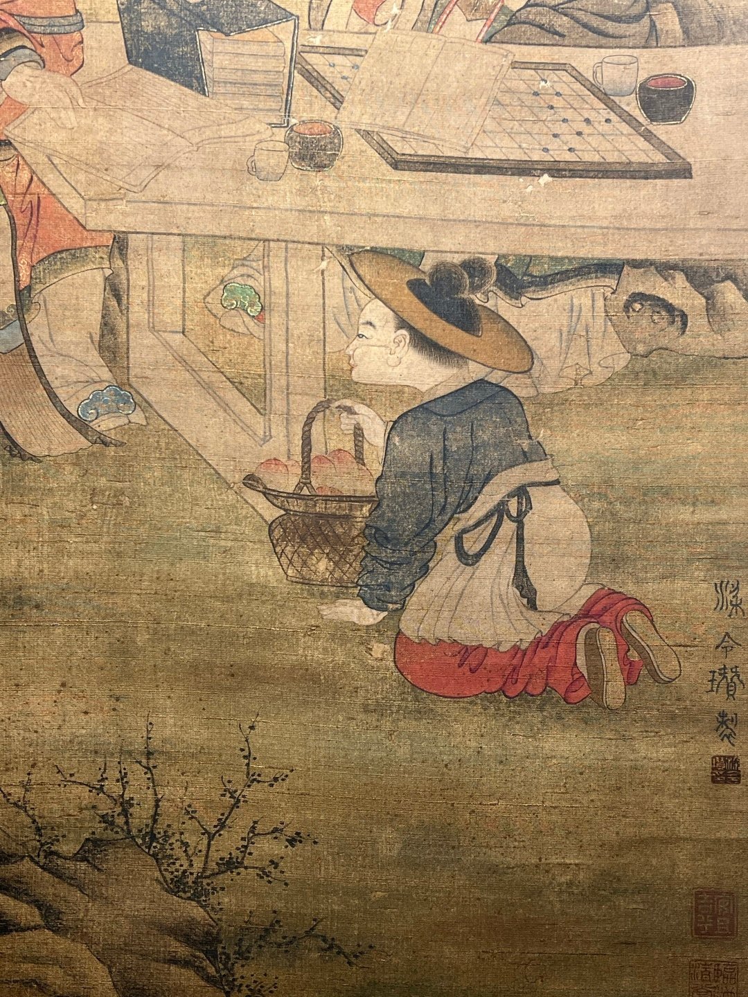 Chinese scroll painting Liang Lingzan