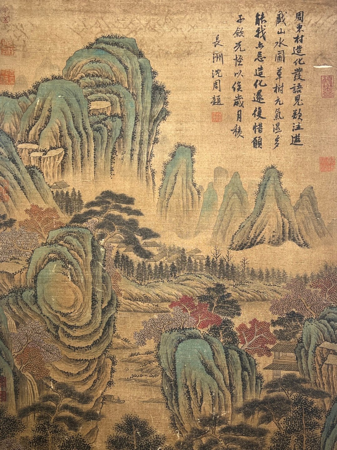 Chinese scroll painting Zhou Chen