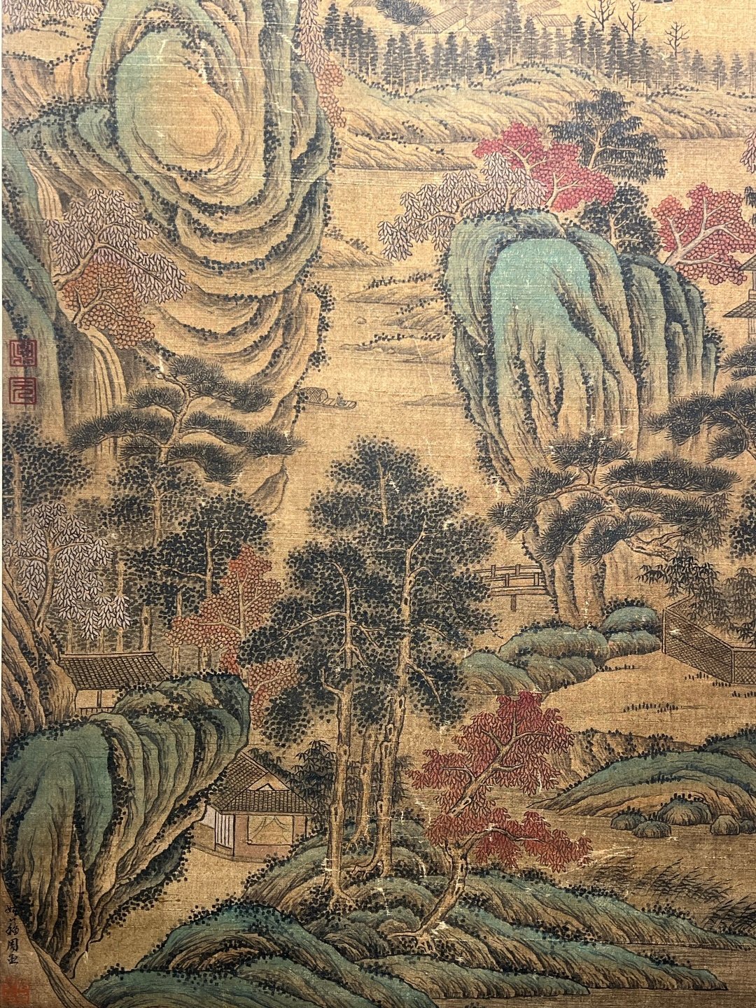Chinese scroll painting Zhou Chen